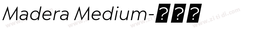 Madera Medium字体转换